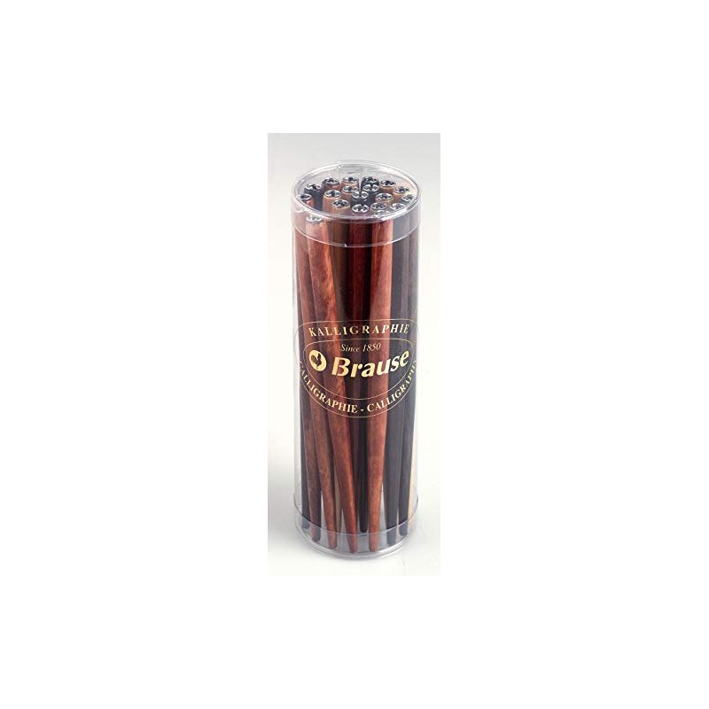 Brause 1620B Calligraphy Box (with 20 Natural Wood Nib Holders,