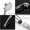 LED Shower Head, Colour Changing, Rain Shower, Hand Shower, Water-Saving