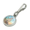 Ring-tailed Cat Antiqued Charm Clothes Purse Suitcase Backpack Zipper Pull