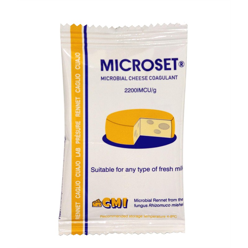 Pack of 5X5g Microbial Rennet Mix Cheese Coagulant Microset use