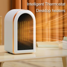 Portable Heating Fan,1200W Desk Heater Indoor Electric Space Heaters Fast Heating Small Space Heater for Room Office Desktop Home Use (White)