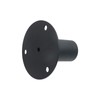 Crapyt 2" Round Steel Floor Flange for Chain Link Fence