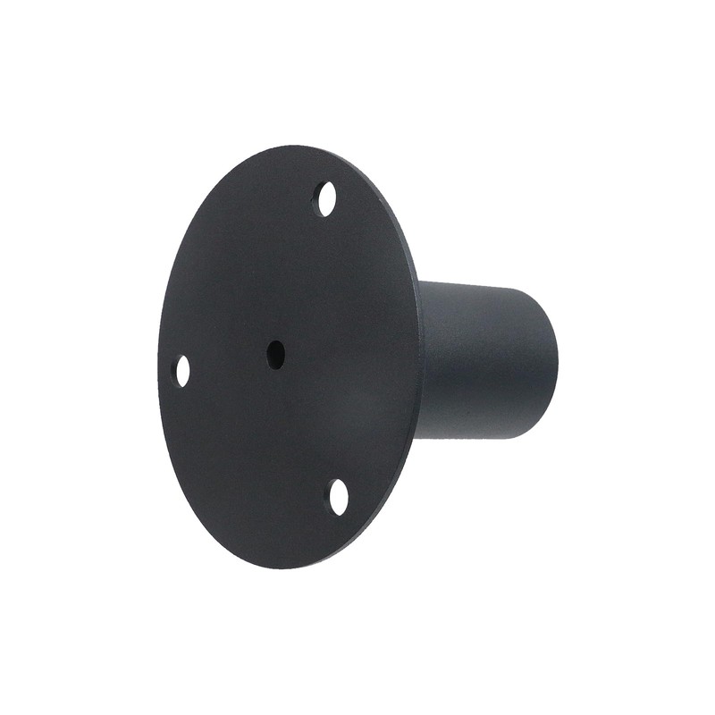 Crapyt 2" Round Steel Floor Flange for Chain Link Fence