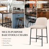 COLAMY Counter Height Bar Stools Set of 2, 25 Inch