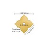 Tiazza Pack of 10 Brass Flat Washing Machines Back Plates