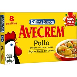 Avecrem Gallina Blanca Caldo De Pollo 8+2 Pastillas