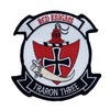 Squadron Nostalgia LLC VT-3 Red Knights Patch –with Hook and