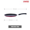 Vinod Cookware Dosa Griddle (Tawa) with Induction Base - 100%