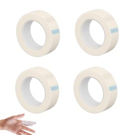 4 Rolls Medical Tape 1.25 cm x 9.1 m Microporous and Breathable Sports Tape Breathable Micropore Tape for Hand Foot for Fixation and Support