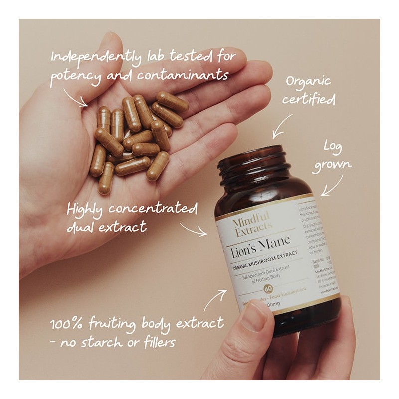Mindful Extracts Organ Lion’s Mane Extract 60