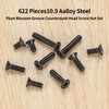 620-Piece M3 Screw Set, Countersunk Screws Set, Countersunk Hex Socket