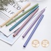 100 Pcs Jumbo Smoothie Straws, Disposable Wide Plastic Drinking Straws, Colorful Plastic Straws for