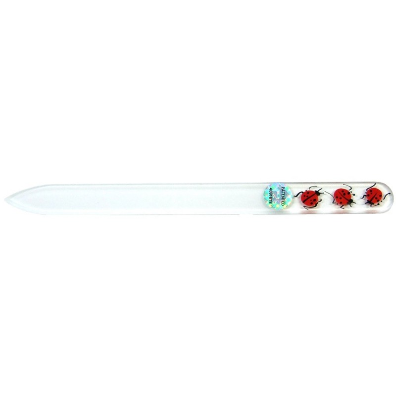 Brajek 82SYP101 Nail File, Glass Hand Painted 5.5 inches (14