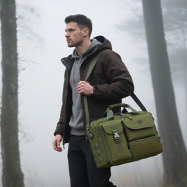 Stypos Tactical Messenger Bag, Tactical Briefcase for Man Military Laptop Bag 15.6/17.3 Inch Messenger Shoulder Bag