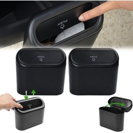 Mini Cubo De Basura Para Coche Organizador De Basura, 2026 Cubo De Basura Para Coche Almacenamiento Para Asiento Trasero Delantero Accesorios (2pcs)