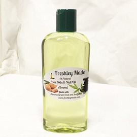 Freshley Made All Natural Hair Skin and Nail Oil (Almond)