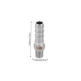 Alipis 2Pcs Hose Connectors Male X Barb Plumbing Fittings for Home Brewing Pipe Accessories and Leak