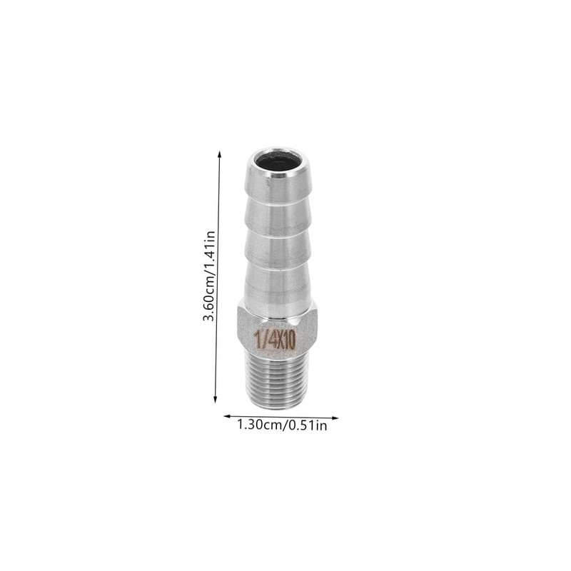 Alipis 2Pcs Hose Connectors Male X Barb Plumbing Fittings for