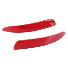 Red Rear Bumper Reflector 1 Pair Left Right Rear Bumper Reflector Light Lamp Warning Light 63217158949 Fit for E70 X5 2007-2013 (Right & Left) x5 e70 x5 e70 x5 e70 e70 reflektor x5 e70 x5 e70 ref