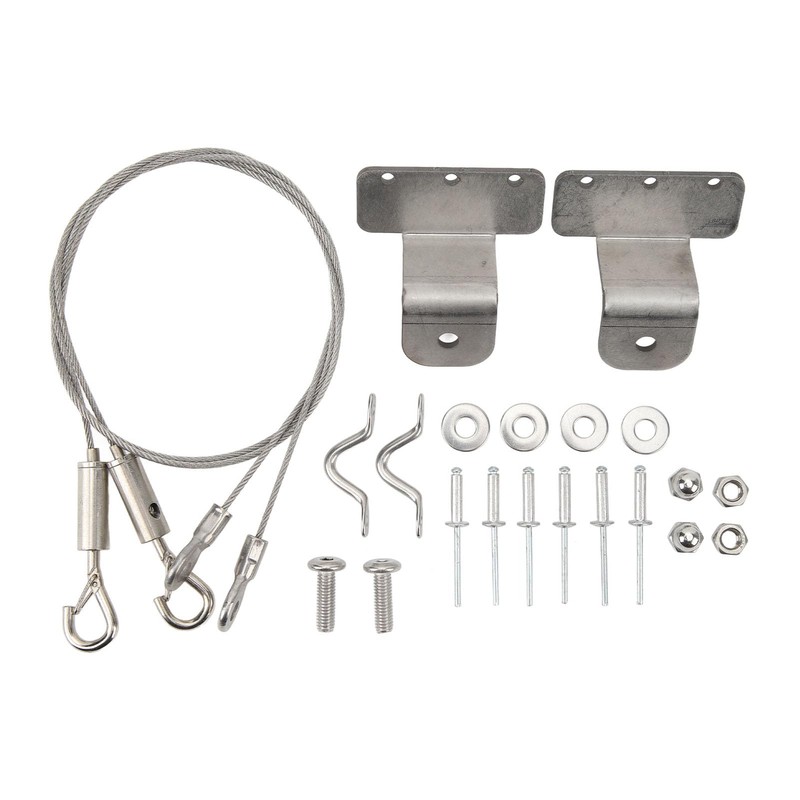 Hatch Door Lanyard Cable, 2 Rust Resistant Wire Rope Sling