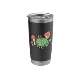 Cute Cottagecore Aesthetic Frog Snail Hat Mushroom Stainless Steel Insulated Tumbler