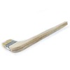 Wooden Handled Hog Bristle Radiator Right Angle Bend Paint Brush,