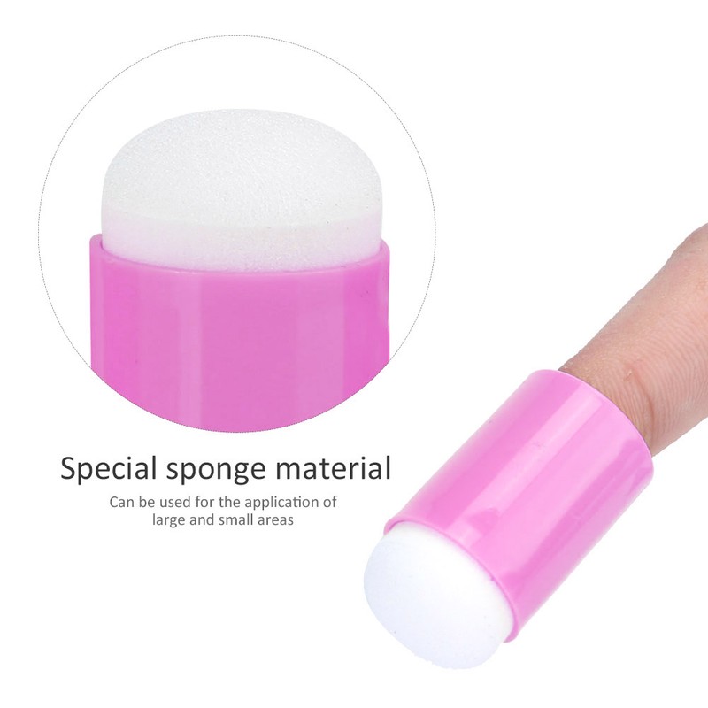 40pcs Finger Sponge Daubers Art Ink Stamping Card Craft Drawing