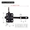 HILLMASTER 2 Pack Self Locking Gate Latch for Wooden Fence
