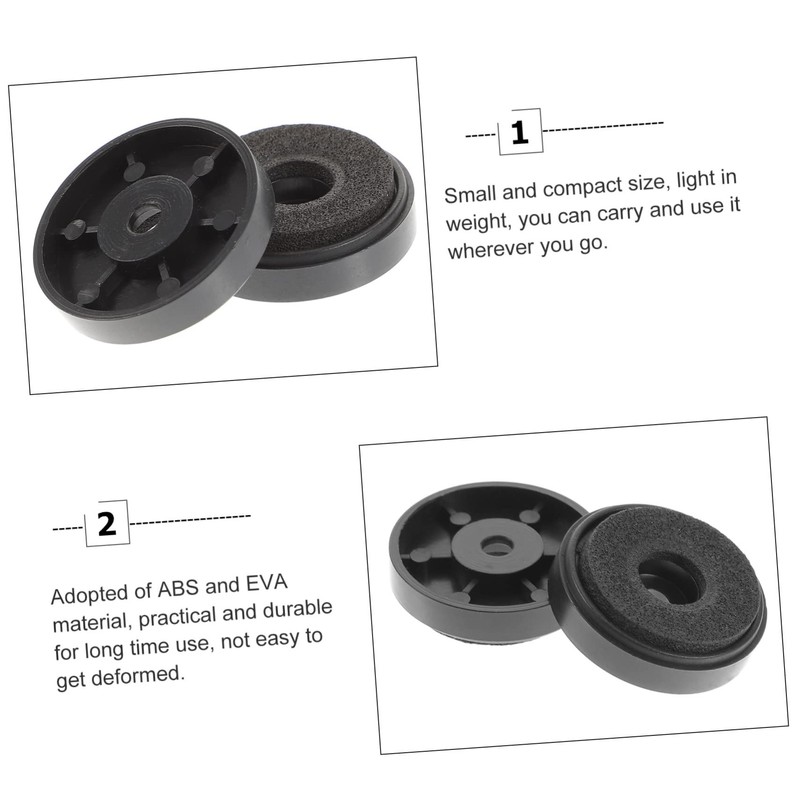 LABRIMP 10pcs Speaker Isolation Feet Round Speaker Base Mats for
