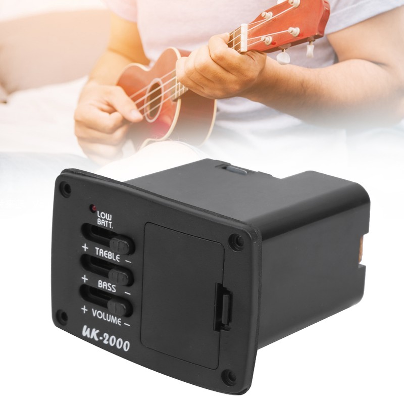 Guitar Pickup Ukulele Sound Pickup ±12dB Equalizer Musical Instruments Supplies