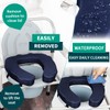Raised Toilet Seat Cushion – High-Density Foam Booster Pad for