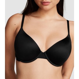 Victoria's Secret Women's Pink Wear Everywhere Push Up Bra Bundle, Bras for Women, Black/Beige, (32B)