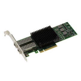 KALEA-INFORMATIQUE PCIe Controller Card 10G LAN Network Fibre SFP+ 2 Ports LC with Chipset BROADCOM BCM57810-10GbE Ethernet Fiber Network Adapter