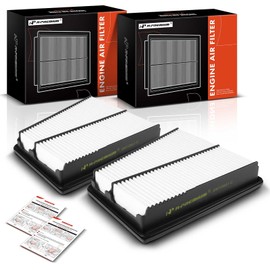 A-Premium Engine Air Filter Compatible with Hyundai Genesis 2009-2011 4.6L, Genesis 2012-2014, Equus 2011-2014, Equus 2015-2016 5.0L & Kia K900 2015-2017, Replace# 281132M300, 281133M100