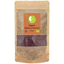 Organic Hibiscus Fine Cut Tea - Certified Organic - by Busy Beans Organic (500g)