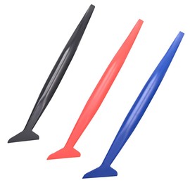 ZIMISI 3PCS Car Micro Squeegee Curves Slot Tint Tool Set, 3 in 1 Vinyl Wrap Tool Kit, Flexible Car Wrap Tools with Different Hardness, Vinyl Squeegee for Car Wrapping, Window Tinting (3PCS)