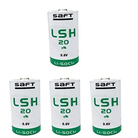 KANGLEUS Wholesale (Packs for Choice) Relpacement for Saft LSH20 3.6 Volt D 13000 mAh Lithium Battery (4-Pack)