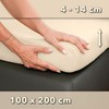 STUDIO Basic Topper Fitted Sheet 100 x 200 cm, 100%