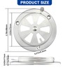 Aifeier ET 2PCS BBQ Smoker Air Vent Set, Stainless Steel