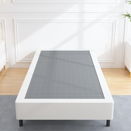 ALDRICH Box Springs Twin 9 Inch, Heavy Duty Metal Frame Mattress Foundation with Easy Clean Cover, Noise Free, Easy Assembly