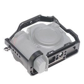 FOTGA Camera Cage for NIK0N Z8 Mirrorless Camera, Aluminium Vlogging Cage Stabiliser Rig with Cold Shoe, 1/4 Inch Screw, 3/8 Inch-16 Holes for Arri Grip, Quick Release Plate for Arca-Swiss Tripod