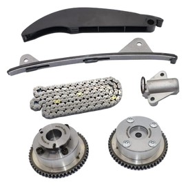 GXARTS Timing Chain Kit with Intake/Exhaust VVT Gear Compatible with Kia Soul 2.0L L4 2012-2014 Fit for Hyundai Elantra 1.8L 2011-2016 24321-2E000 243502E001 243702E000 Timing Chain Tensioner&Guide