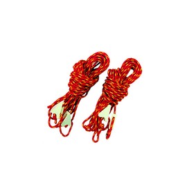 Fine Track FAG0111 Twin Guy Line Set (RD/YL) One Size RD
