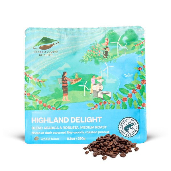 Conihat Coffee Roaster Vietnamese Premium Blend Whole Bean Coffee -
