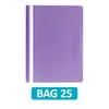 Hamelin A4 Purple Polypropylene Project Folders, Pack of 25 -