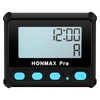 HONMAX 8100 プロフェッショナルインターバルタイマーとストップウォッチ-ブラック。