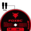 FOXBC 14 Inch Metal Steel Cutting Saw Blade 66 Tooth