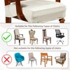 Havawish Large Velvet Dining Room Chair Seat Covers with Armrest