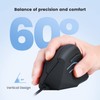 Perixx PERIMICE-508 Vertical Ergonomic Mouse - Programmable - Natural Ergonomic