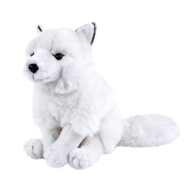 Teddys Rothenburg Uni-Toys Soft Toy Polar Fox White Sitting 26 cm Soft Toy Plush Fox